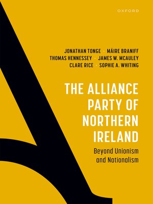 cover image of The Alliance Party of Northern Ireland